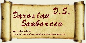 Daroslav Somborčev vizit kartica